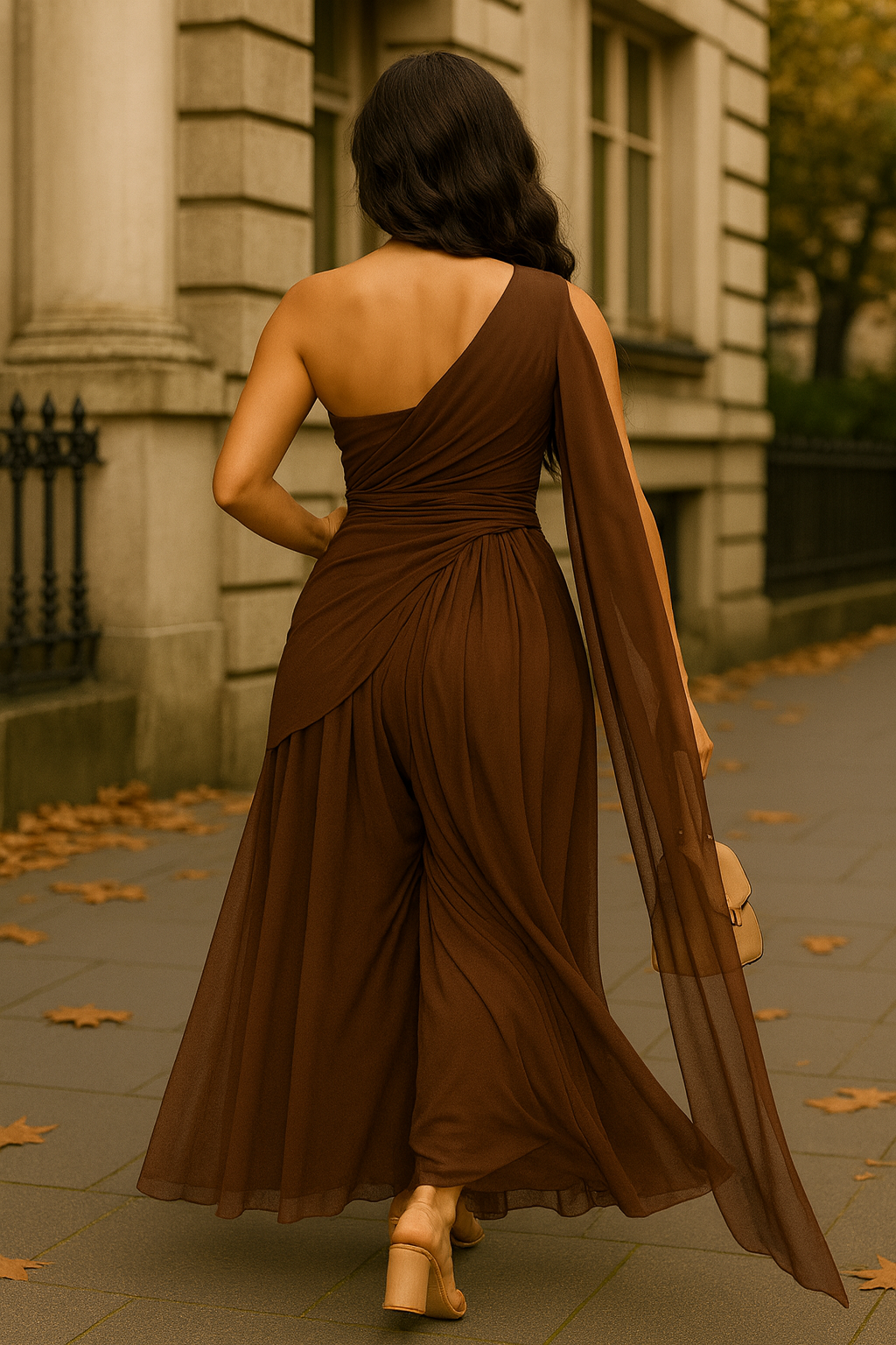 The Velvet Dusk Gown