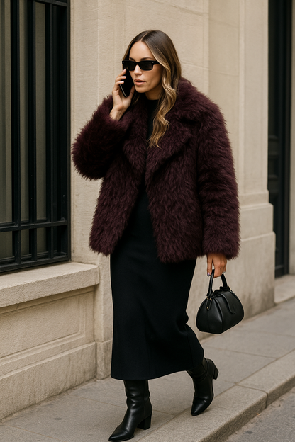 The Savona Faux Fur Coat