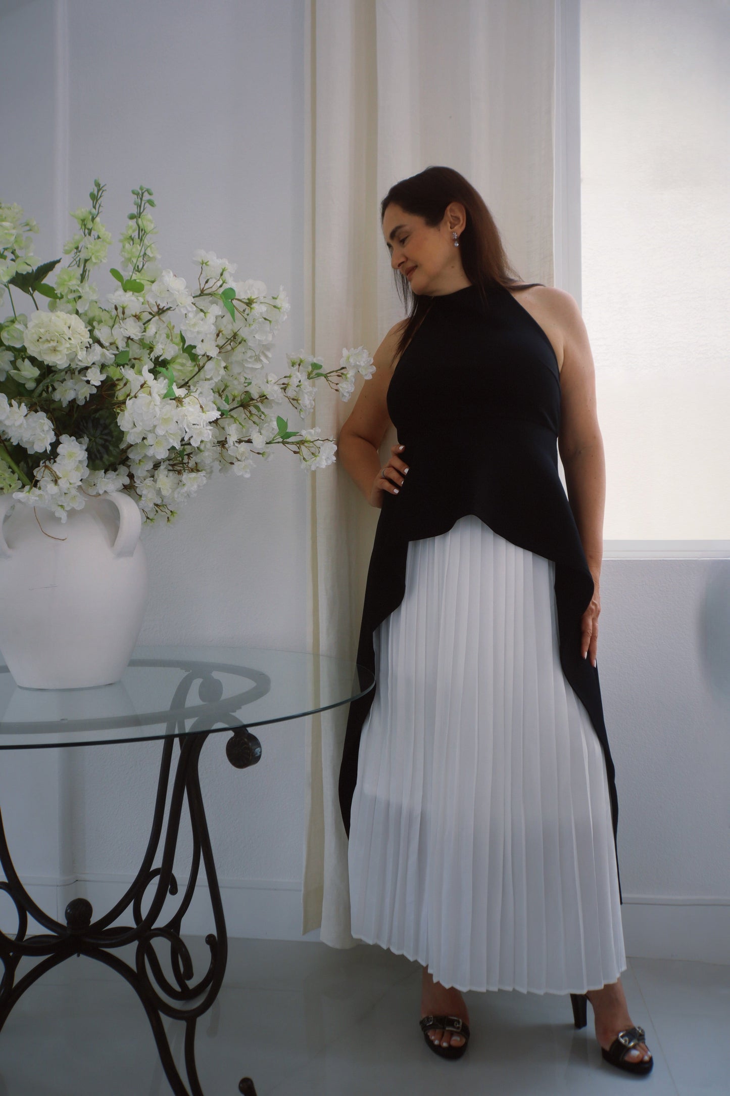 The Monaco Pleated Set