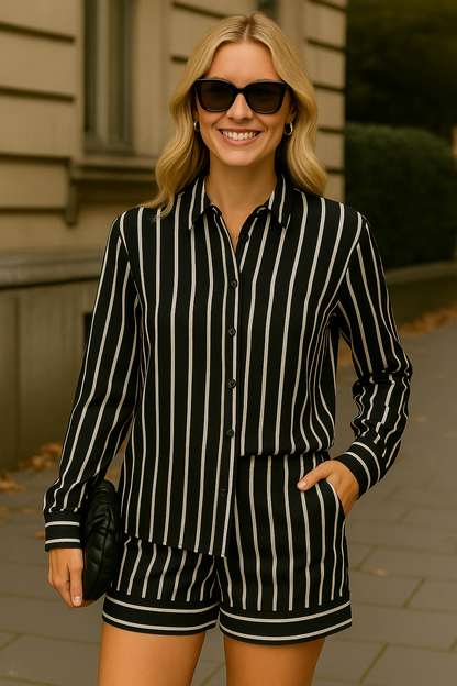 The Valentina Stripe Set